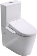 Rimless Toilet with Lafeme Smart Electric Toilet Bidet Seat Medina-Luna