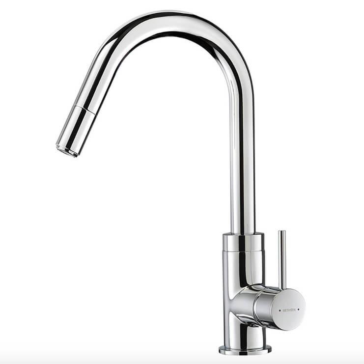 Methven Culinary Gooseneck Sink Mixer with Pull Out Spray