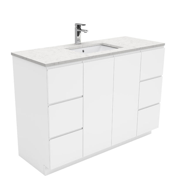 Fienza 1200mm Floor Standing Vanity Unit with Stone Top & Undermount Basin