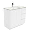 Fienza 900mm Floor Standing Vanity Unit with Stone Top & Undermount Basin