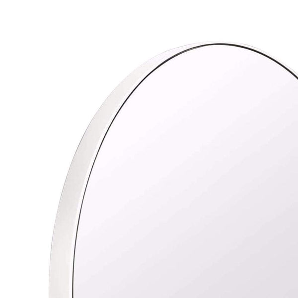Mirrors Flynn Round Mirror - Bright White - 80CM