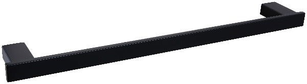 Nero Celia Single Towel Rail 600mm Matte Black