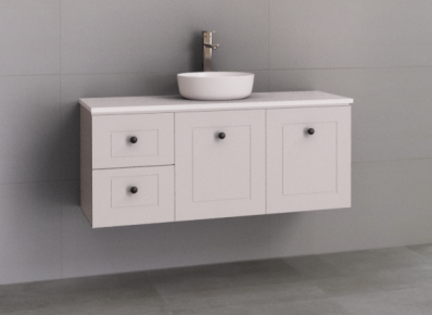 Manhattan Classic 1200mm Wall Hung Vanity, Above / Under Counter Basins
