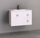 Manhattan Classic 750mm Wall Hung Vanity with Ceramic Top