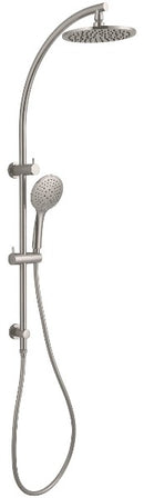 Nero Dolce Full Combination 250mm Overhead and Handshower - Brushed Nickel