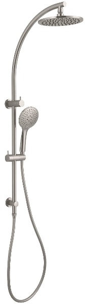 Nero Dolce Full Combination 250mm Overhead and Handshower - Brushed Nickel