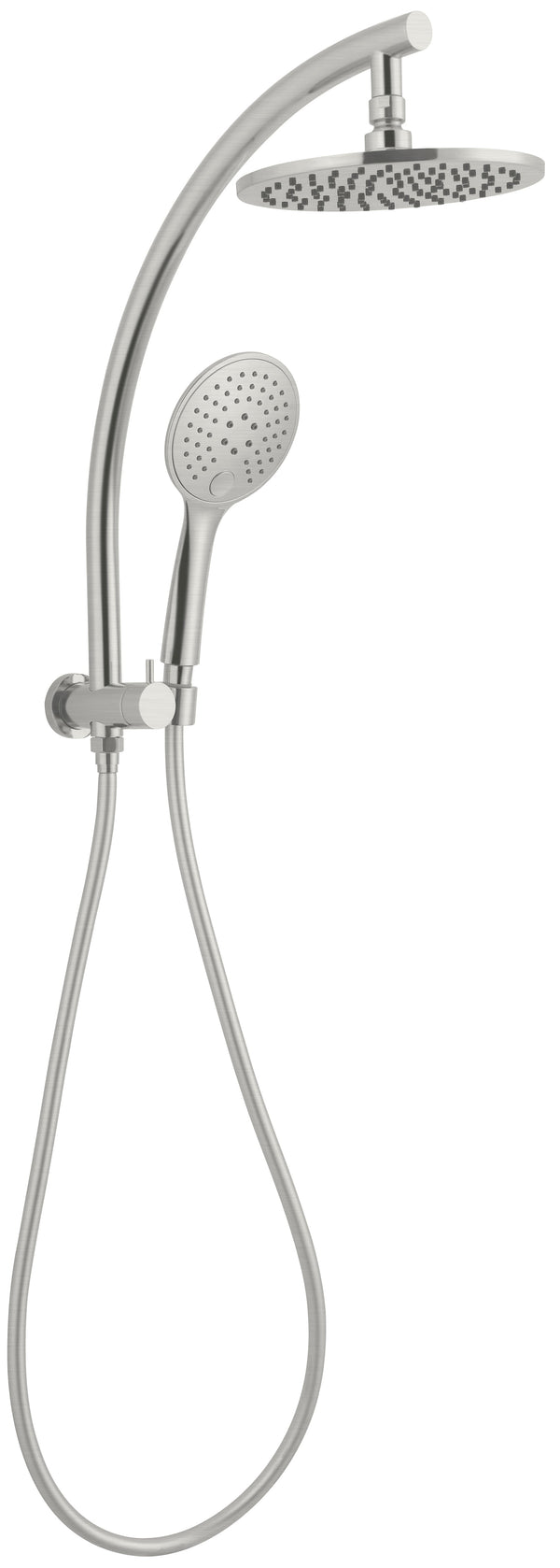 Nero Fresh Short Combination 250mm Overhead Shower Set - Brushed Nickel