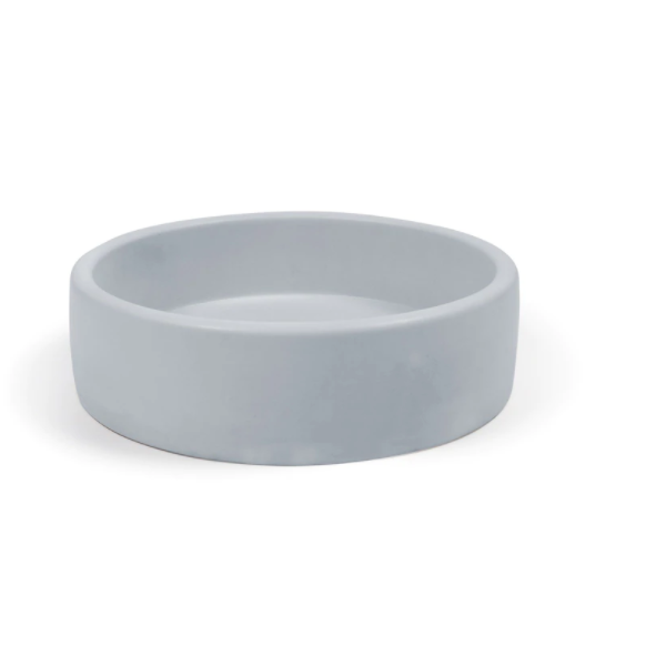 Nood Co Bowl Round Concrete Basin - Powder Blue