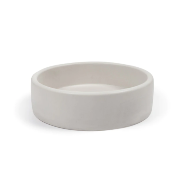 Nood Co Bowl Round Concrete Basin - Ivory