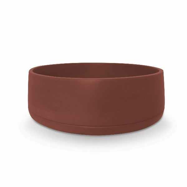 Nood Co Funl Round Concrete Basin - Clay