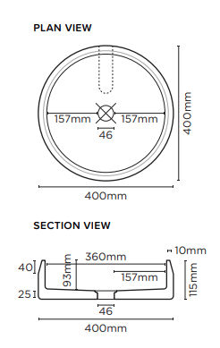 Nood Co Prism Circle Basin - Sand