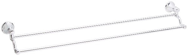 Phoenix Nostalgia 760mm Double Towel Rail - Chrome