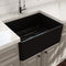 Turner Hastings Novi 60 x 46 Fireclay Single Butler Sink - Matte Black NO60FS-MB