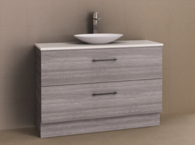 Manhattan All-Drawer 1200mm Floor Standing Vanity, Above or Under Counter Basin