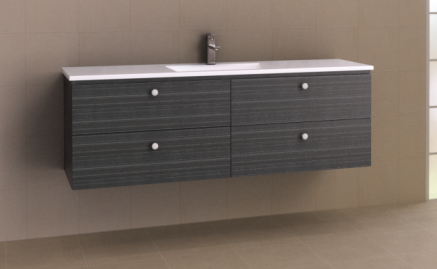 Manhattan All-Drawer 1500mm Wall Hung Vanity with Moulded Top