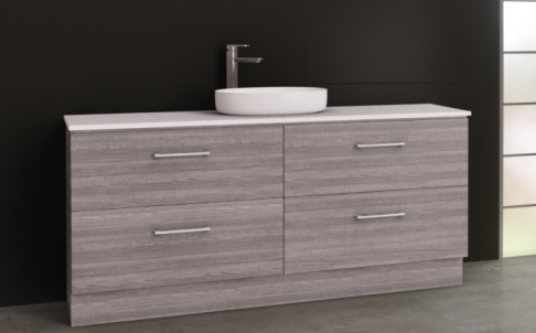 Manhattan All-Drawer 1800mm Floor Standing Vanity, Above or Under Counter Basin