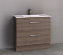 Manhattan All-Drawer 900mm Floor Standing Vanity with Ceramic Top, Centre or Offset