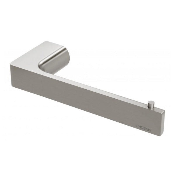 Gloss Toilet Roll Holder - Brushed Nickel