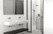 Phoenix NX Quil Twin Shower  - Chrome/Black  *OVERSTOCK