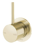 Phoenix Vivid Slimline Up Shower/Wall Mixer - Brushed Gold