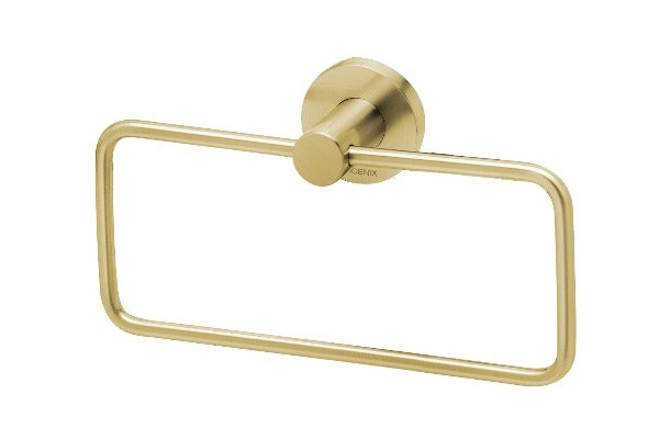 Quality hand towel holders Bathware Direct Tagged Brushed gold