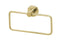 Radii Hand Towel Holder Round Plate - Brushed Gold