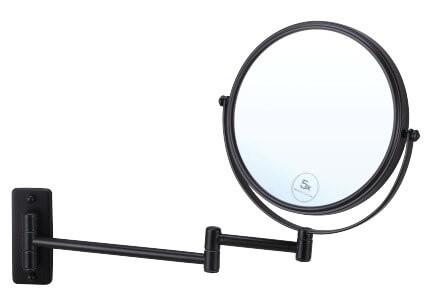 Ablaze Black Magnifying Mirror - Round, R16SMB