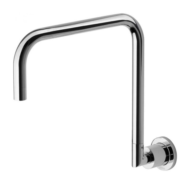 Radii Wall Sink Outlet 300mm Squareline - Chrome