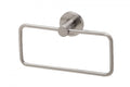 Radii Hand Towel Holder Round Plate - Brushed Nickel