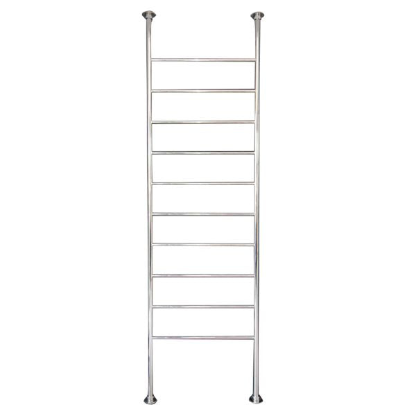 Radiant Floor to Ceiling Heated Ladder (various sizes), Polished