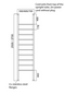 Radiant Floor to Ceiling Heated Ladder (various sizes), Polished