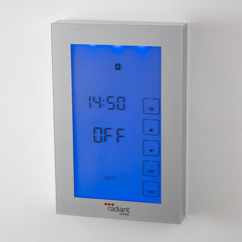 Radiant Glass Fronted Vertical Touch Screen Timer -