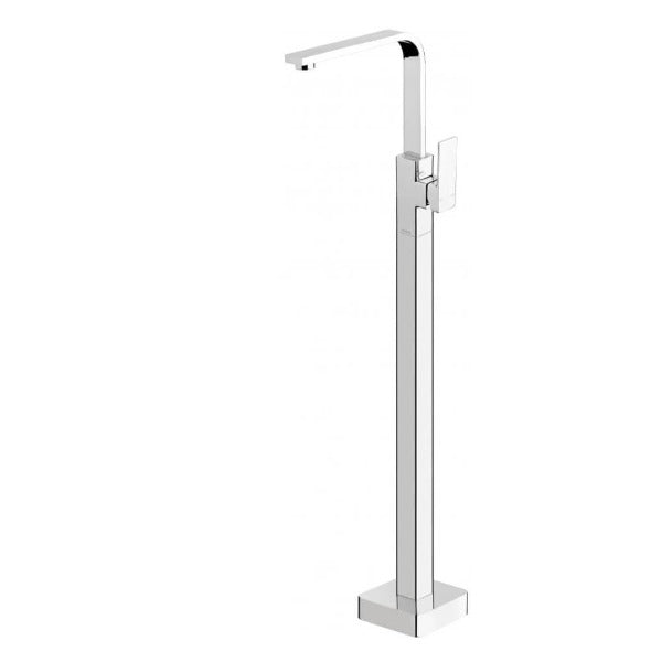 Radii Floor Mounted Bath Mixer - Chrome