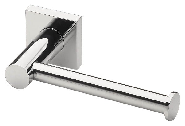 Radii Toilet Roll Holder Square Plate - Chrome