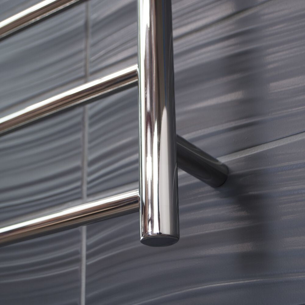 Radiant RTR530 Round Heated Ladder 530 x 700, Polished