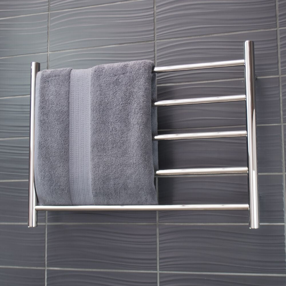 Radiant RTR03 Round Heated Ladder - 750 x 550, Polished