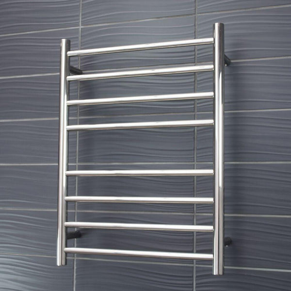 Radiant RTR530 Round Heated Ladder 530 x 700, Polished