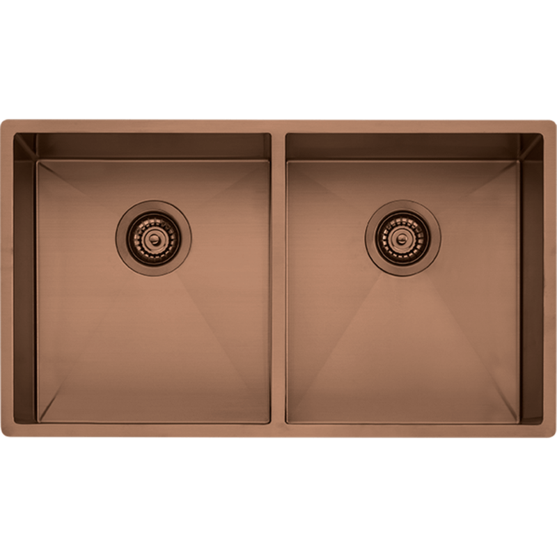 Spectra Double Bowl Copper Sink