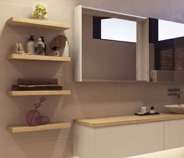 Timberline Splice Floating Shelves - 450mm