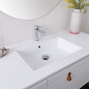 Glacier Lite 1200mm Slim Vanity, Double Bowl CastMarble Top