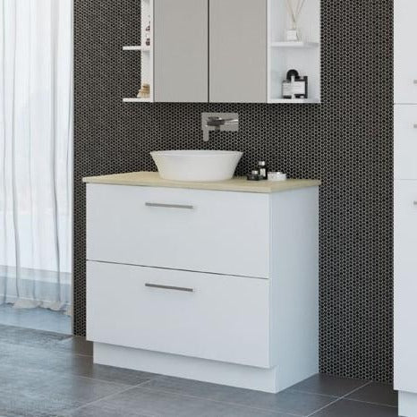 Manhattan All-Drawer 900mm Floor Standing Vanity, Above or Under Counter Basin