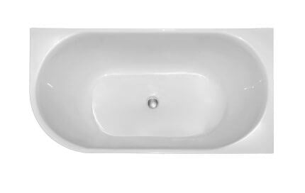 Versa 1500mm Corner Freestanding Bath - Right Hand