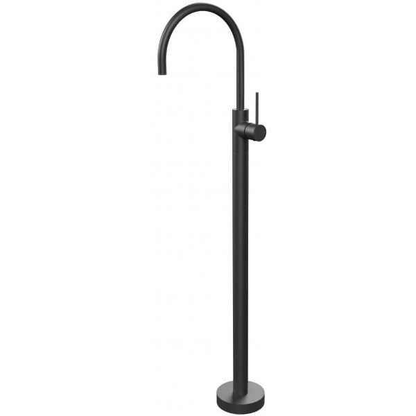 Phoenix Vivid Slimline Floor Mounted Bath Mixer - Black