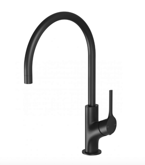 Phoenix Vivid Slimline Oval Sink Mixer 220mm - Matte Black