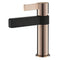 Vivo Oro Rosa Basin Mixer, Rose Gold & Black