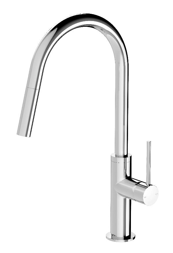 Phoenix Vivid Slimline Pull Out Sink Mixer - Chrome