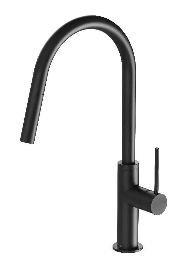 Phoenix Vivid Slimline Pull Out Sink Mixer - Matte Black