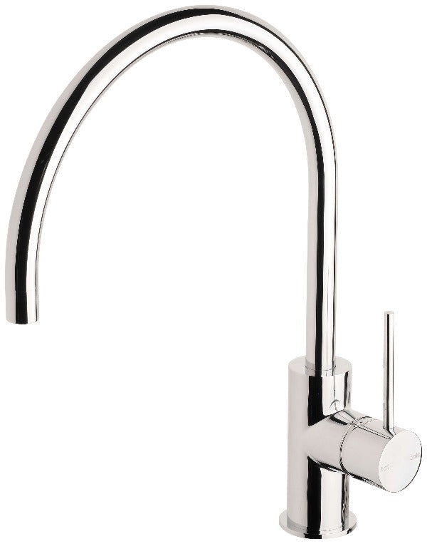 Phoenix Vivid Slimline Gooseneck Sink Mixer 220mm - Chrome