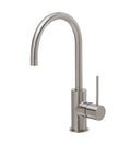 Phoenix Vivid Slimline Gooseneck Sink Mixer 160mm - Brushed Nickel