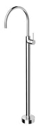 Phoenix Vivid Slimline Floor Mounted Bath Mixer - Chrome